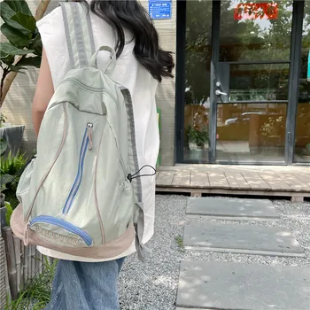 Модный рюкзак Большой емкости, Универсальный рюкзак, повседневная нейлоновая студенческая сумка
