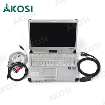 для MITSUBISHI Diagnosis 16A68-00500 Кабель для диагностического инструмента для вилочного погрузчика CAT + ноутбук CFC2