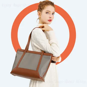 Женская нейлоновая сумка большой емкости 2023, новая роскошная женская сумка из искусственной кожи, модная сумка для пригородных поездок, Женская сумка
