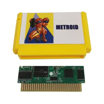8-битный игровой картридж Metroid для 60-контактной телевизионной игровой консоли