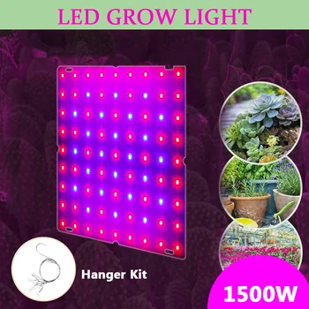 LED Grow Light Panel Полный Спектр 220V 1000W 1500W Лампы для Выращивания в помещении для Теплиц Fito Flowers Grow Tent US EU UK Plug