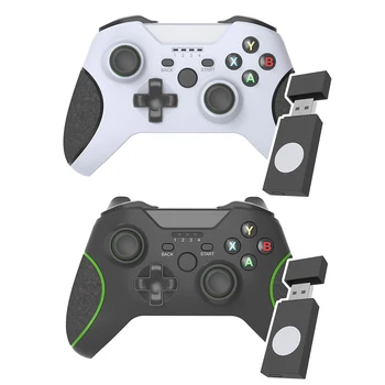 Беспроводной контроллер 2.4G, игровой контроллер с двойной вибрацией, встроенный разъем 3,5 мм без задержки для Xbox One / Series S / Series X / PC