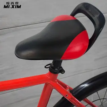 Детская велосипедная подушка, удобное детское велосипедное седло с подлокотниками, водонепроницаемые нескользящие аксессуары для велоспорта на открытом воздухе