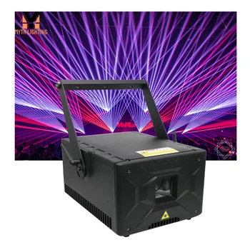 Полноцветный лазерный проектор MYTH с анимационной проекцией RGB, программируемый лазерный проектор с ILDA