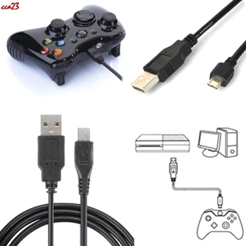 Горячая распродажа USB-кабель для зарядного устройства длиной 1 м, линия игрового зарядного шнура для Playstation PS4 4, Беспроводной контроллер, Черный провод игрового автомата