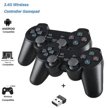 2.4 g беспроводной контроллер для PS3 Пульт дистанционного управления Геймпадом Для телефона Android/TV Box/ТВ-Джойстик для ПК 2ШТ Пульт управления для PS3