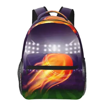 Женский рюкзак для ночной школы по крикету на стадионе, сумка для мужчин, женская дорожная сумка, повседневный школьный рюкзак