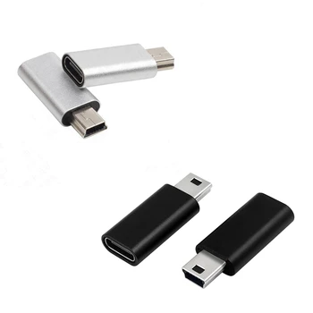 Адаптер USB C к Mini USB 2.0 Type C Женский к Mini USB мужской адаптер для преобразования MP3-плееров Gopro в видеорегистраторы