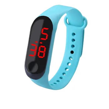 Светодиодные наручные часы M3 с цветным экраном для фитнеса, умный спортивный браслет, отслеживание активности, бега, частоты сердечных сокращений Для мужчин и женщин, силиконовые часы