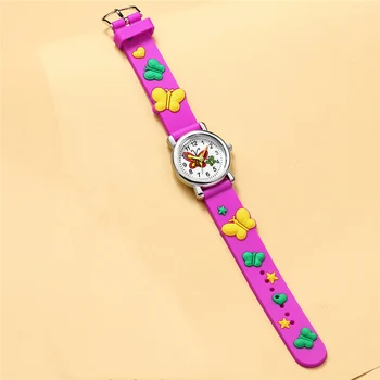 детские мультяшные часы для девочек в стиле милой бабочки