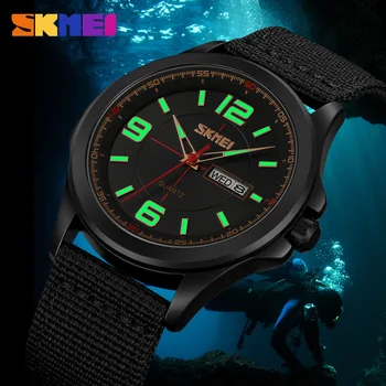 Классические мужские часы Skmei, высококачественные аутентичные мужские часы, круглые светящиеся водонепроницаемые часы, кварцевые часы