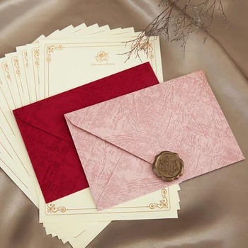 5 шт. Конверты из плотной бумаги с приглашениями на свадьбу Kawaii, обложки для открыток, конверты для блокнотов для писем, Корейские канцелярские принадлежности