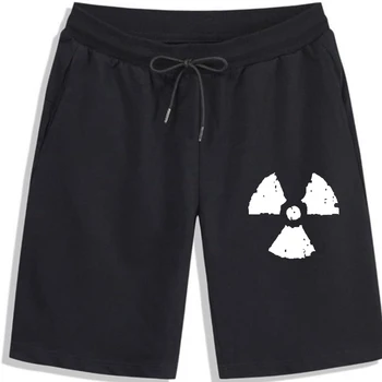 Символ радиации, мужские шорты, предупреждающие об опасности, токсичные атомно-ядерные мужские шорты SZ summer