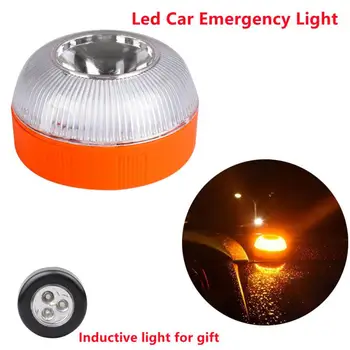 Аварийное освещение автомобиля, светодиодный фонарик V16, стробоскоп, лампа для дорожно-транспортного происшествия, Сменная батарея, Водонепроницаемая сигнальная лампа, Ремонтная лампа.